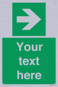 Custom Arrow Right Sign